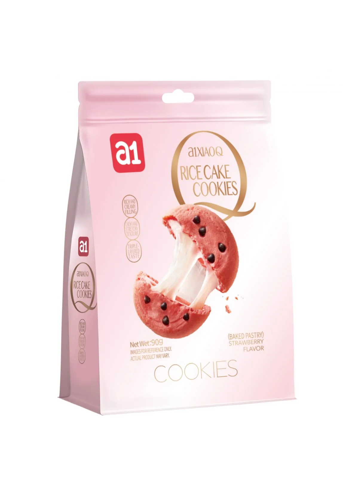 a1 Galleta de Pastel de Arroz, Sabor Fresa