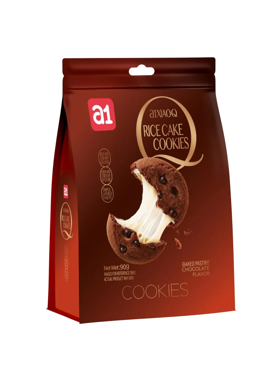 a1 Galleta de Pastel de Arroz, Sabor Chocolate