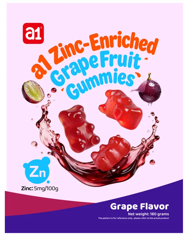 a1 Gominolas de Fruta de Uva Enriquecidas con Zinc