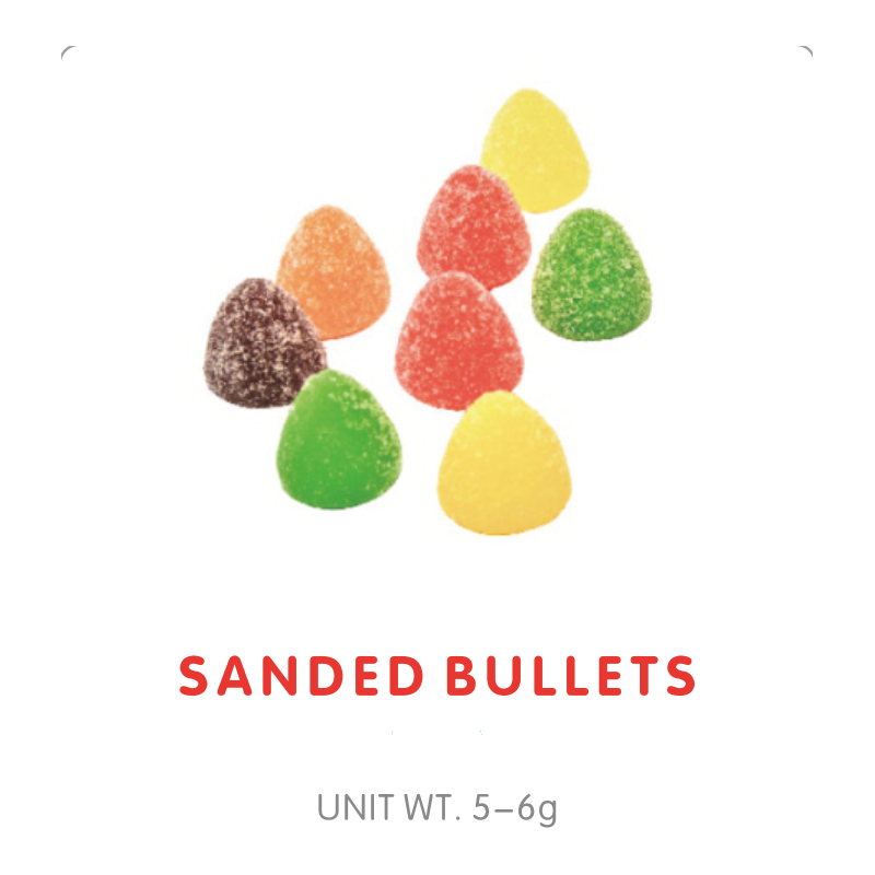 Sanded Bullet Gummy Candy