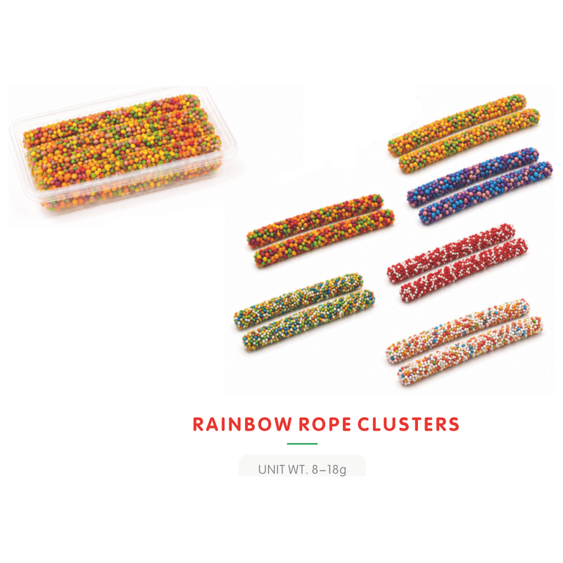 Rainbow Rope Cluster Gummy Candy