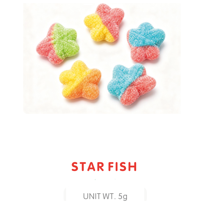 Starfish Gummy Candy