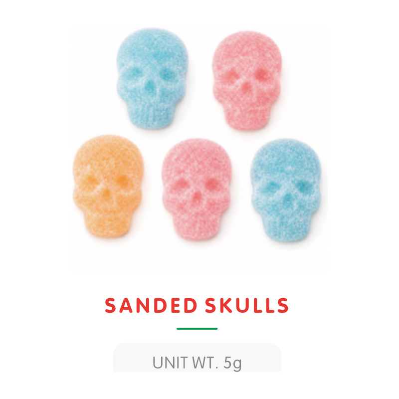 Sanded Skull Gummy Candy