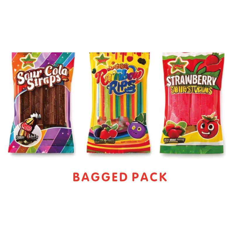 Bagged Strawberry Belt Gummies