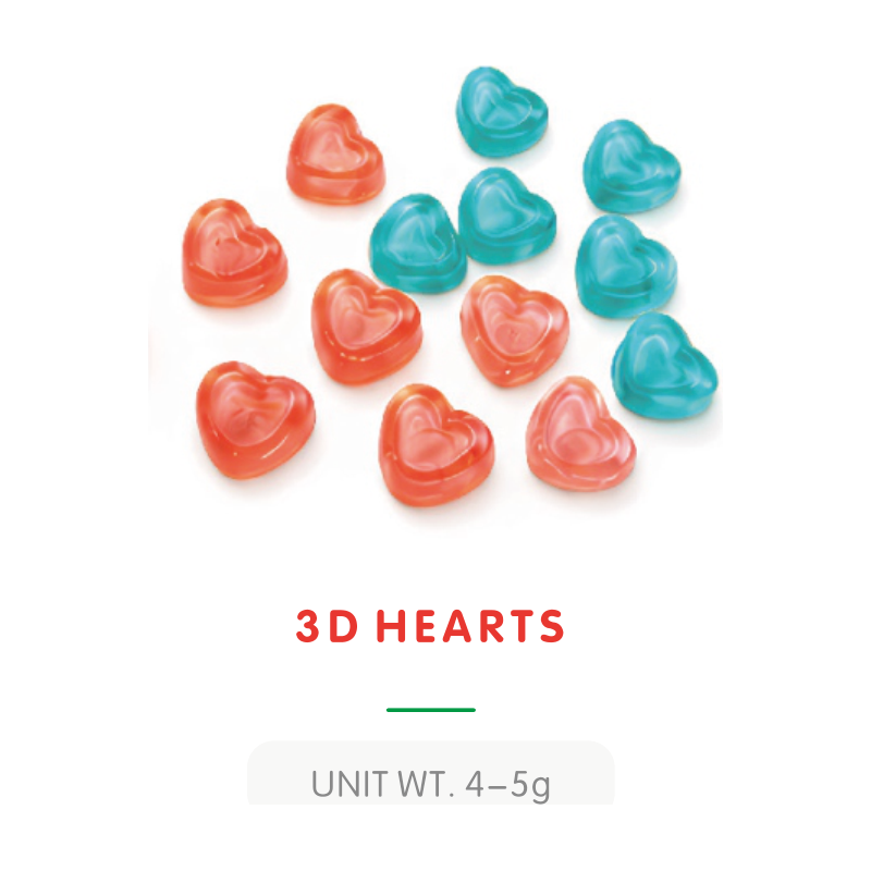 3D Heart Shaped Gummy Candy main