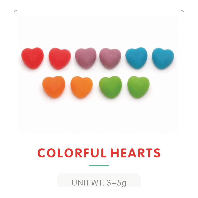 Colorful Heart Gummy Candy main