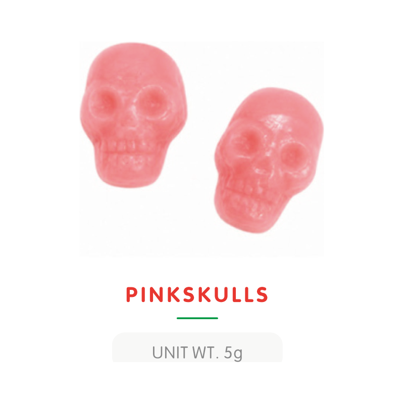 Pink Skull Halloween Gummy Candy main