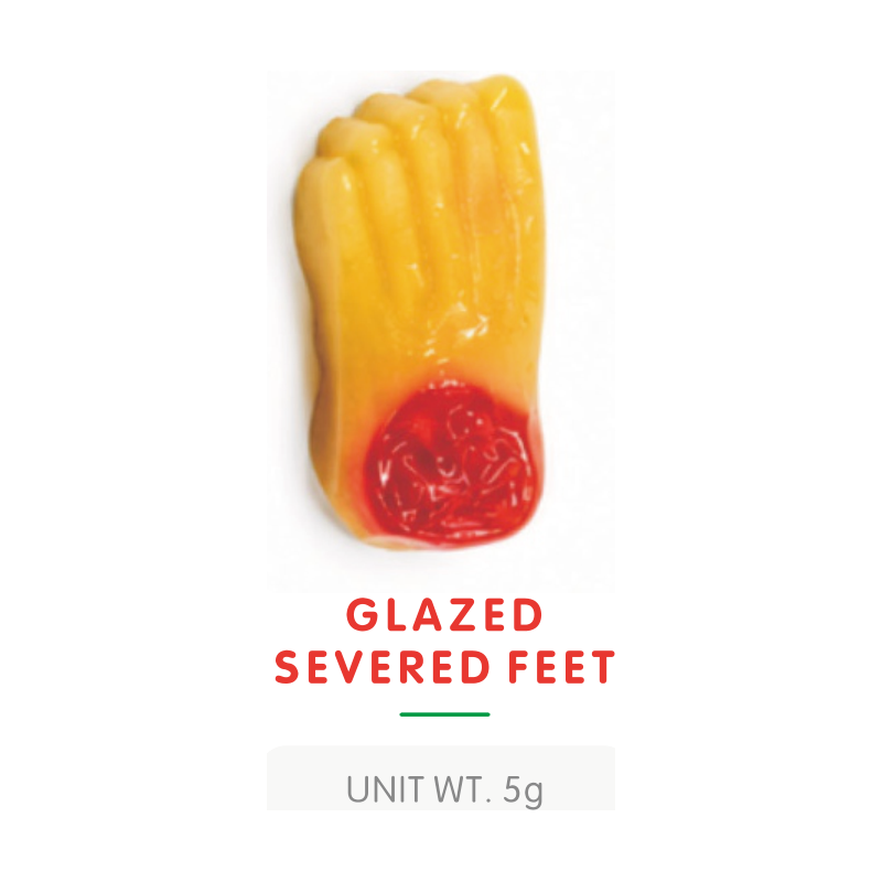 Glazed Severed Foot Gummy Candy