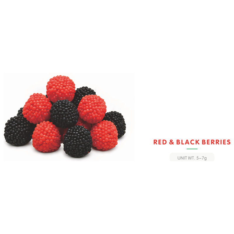 Red and Black Berry Gummy Candy main