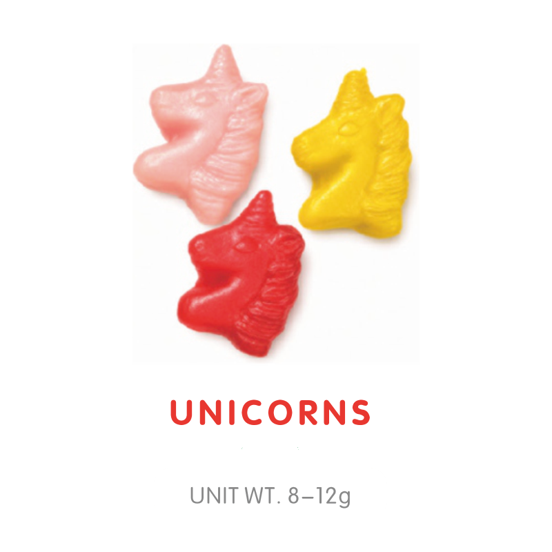 Unicorn Shaped Gummy Candy