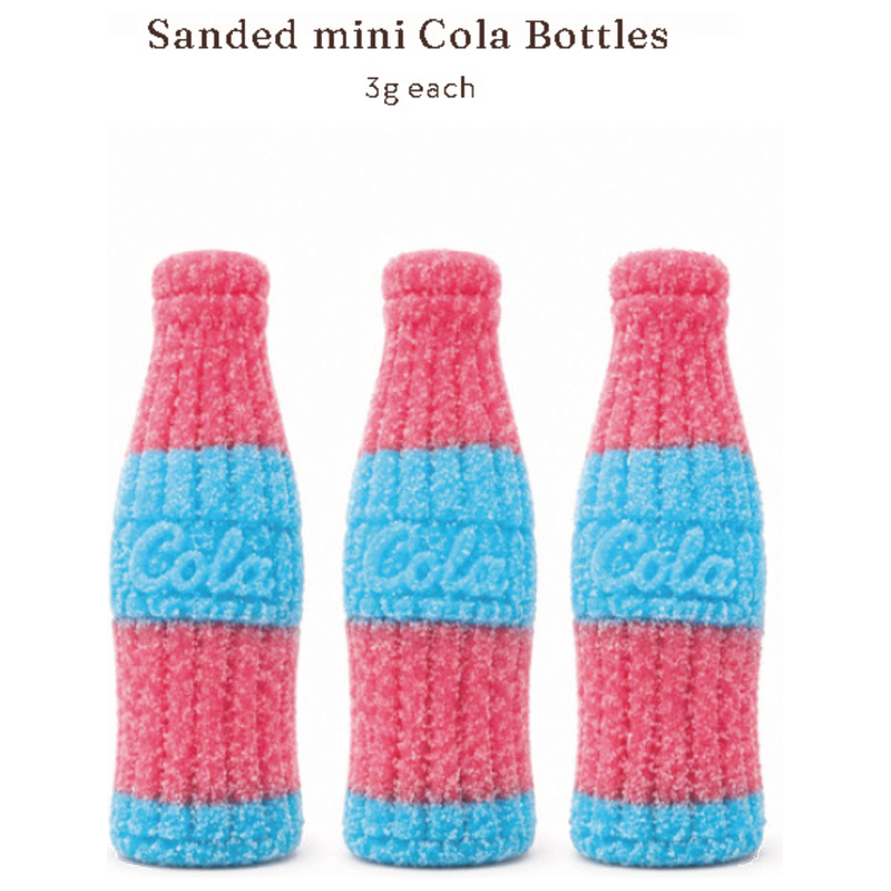 Sanded Mini Cola Bottle Gummies main